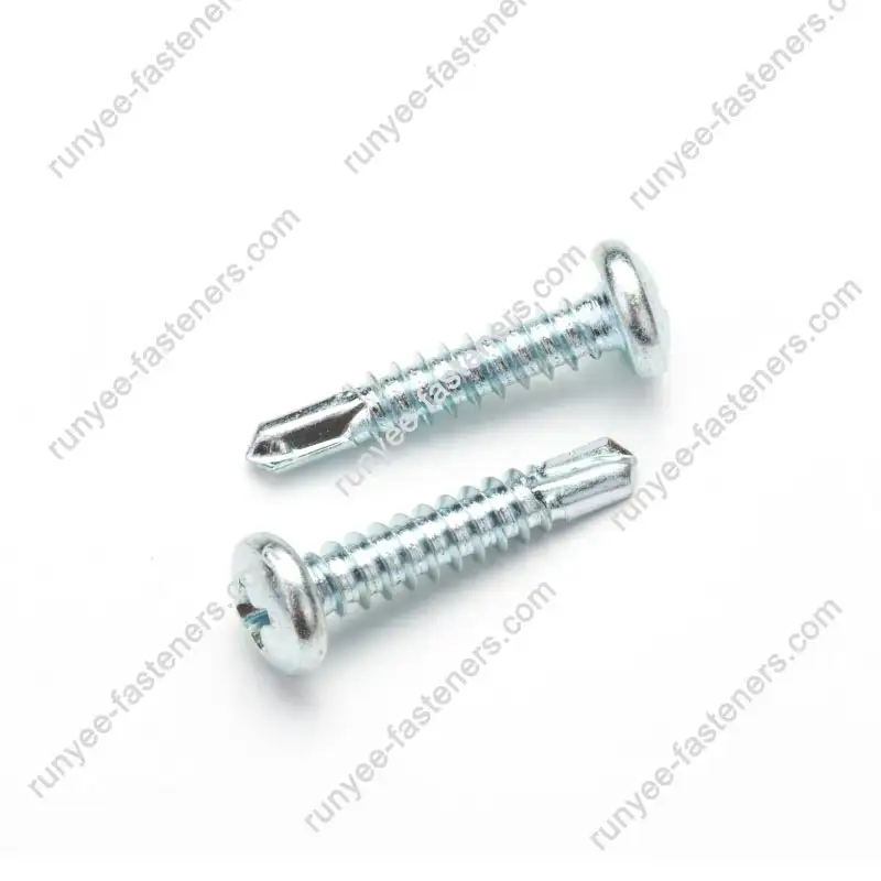 Selvborende skrue Med Phillips Pan Head DIN7504N